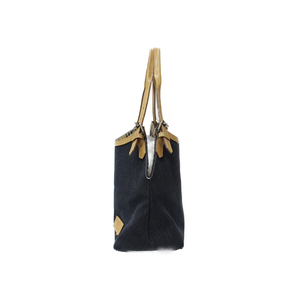 Burberry Denim Label Blue Bag Tote - Picture 1 of 7